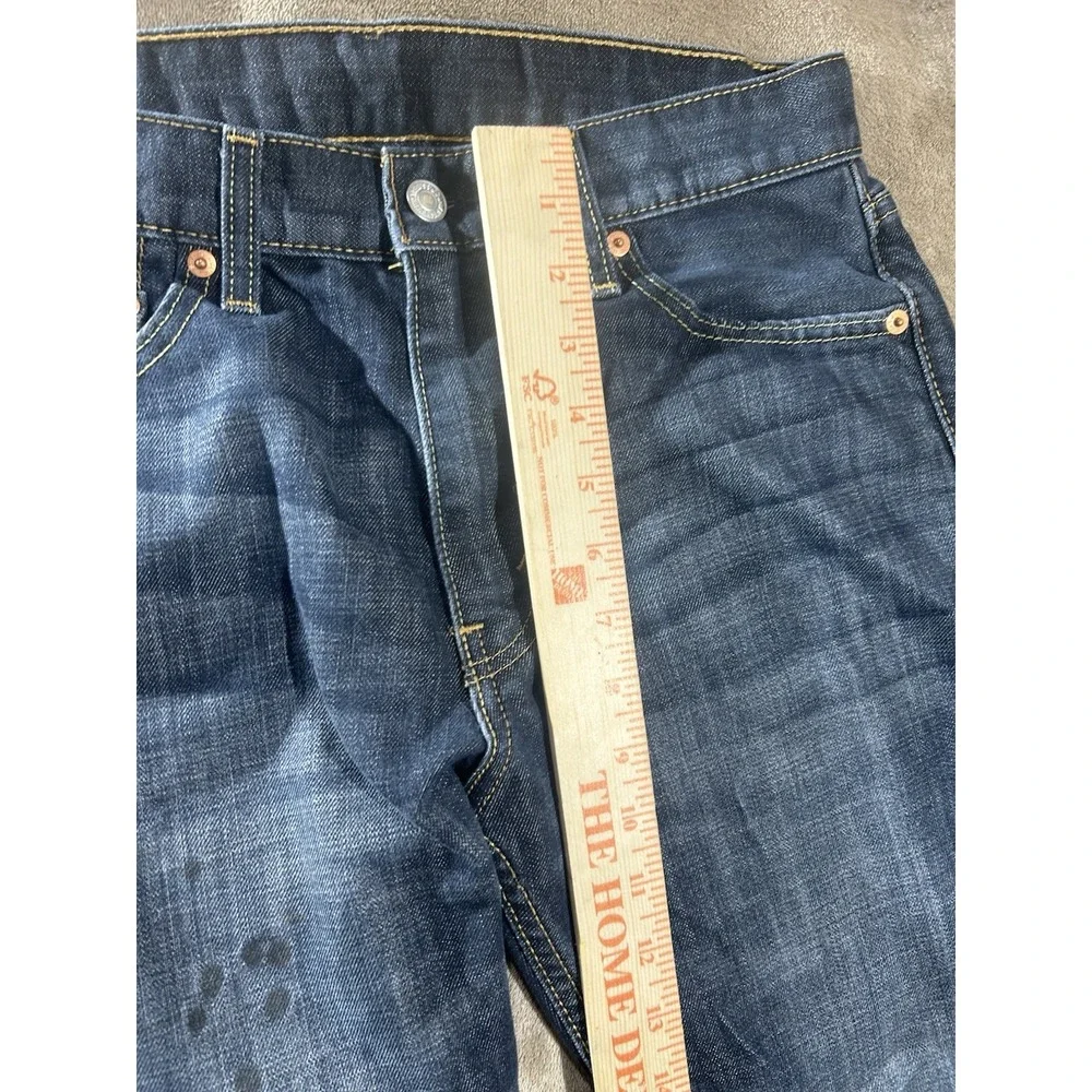 Levi's 513 Slim Straight Jeans Men's 30x32 Blue Denim 08513-0582 Dark Wash